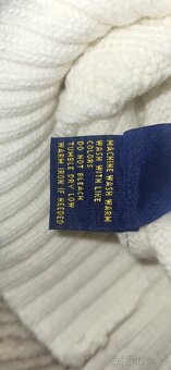 Ralph Lauren svetr vel XL, krémové barvy - 6