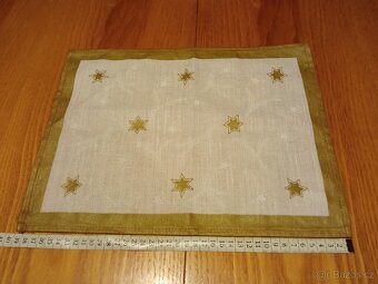 Vánoční ubrusy, prostírání - 6