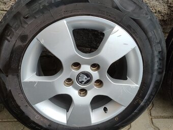 Originální ALU disky Škoda 5x112 r 15 - 6