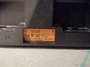 Kotoučový magnetofon Grundig TK547 Hi-Fi - 6