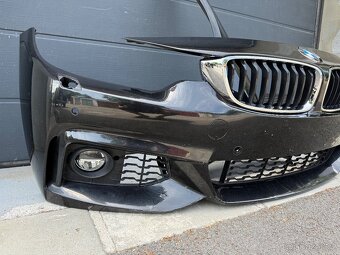 BMW F32 LCI M-paket nárazník blatník led světlo výztuha - 6