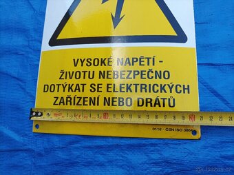 Výstražná cedule - 6
