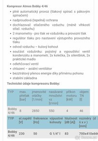 Kompresor Atmos Bobby 4/46 - 6