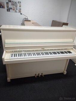 Bílé piano, pianino, klavír Petrof-Rosler - 6