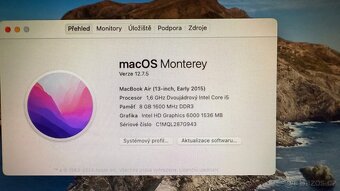 MacBook Air (13-inch,Early 2015) cz klávesnice - 6