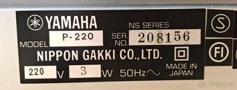 GRAMOFON YAMAHA P-220 (1984) NOVÁ JEHLA - 6