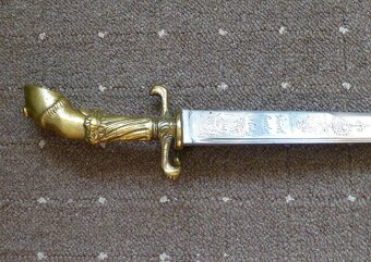 Lovecký tesák - Asi 18. století - Rytá čepel - 6