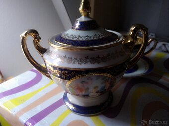 Stará sada keramiky - čajový servis - 6