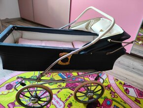 Retro kočárek pro panenky - 6