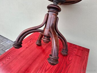 Secesní klavirní stolička THONET - 6