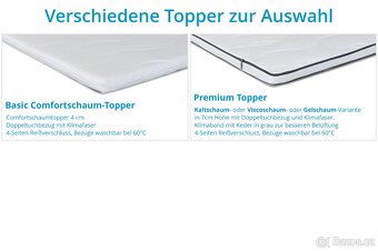 Boxspring postel Levana 200x200 , NOVÁ ❗️ - 6