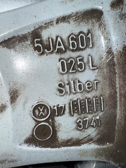 ALU Kola originál Škoda na pneu 185/60 R15 Continental - 6