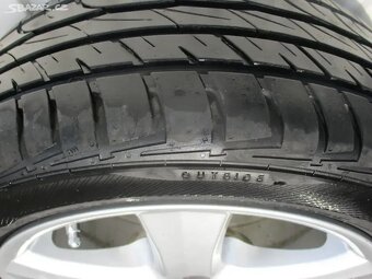 ALU kola 4x100 6,5x15 ET37 s pneu 205/55 R15 - 6
