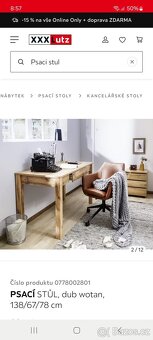 Psací stůl + úložný kontejer a police - 6