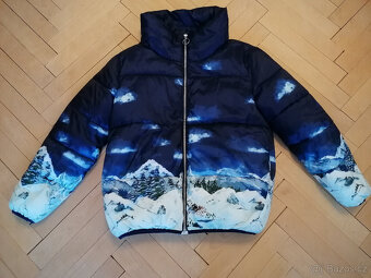 Dámská zimní bunda s motivem zasněžené krajiny - 6