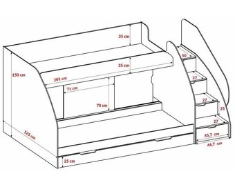 Patrová postel pro dvě deti - 6