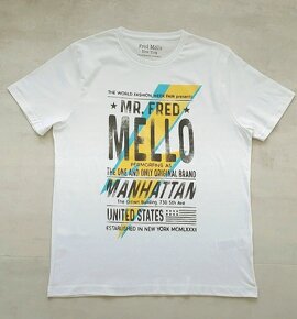 Bílé triko Fred Mello - 6