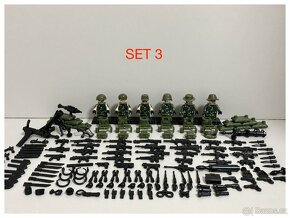 Rôzne sety vojakov (8ks) 2 + doplnky - typ lego - 6