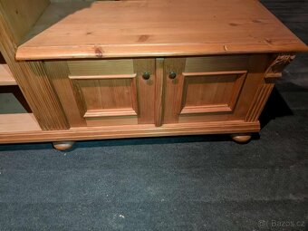 Předsíňová sestava / botník z masivu – ruční truhlářská prác - 6