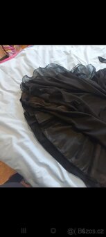 Černé společenské šaty XL - 6