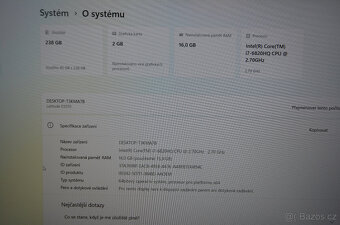 Dell latitude E5570 i7/16GB/SSD 256GB/záruka - 6