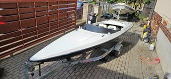 Motorový člun po kompletní rekonstrukci + vlek + motor 23hp - 6