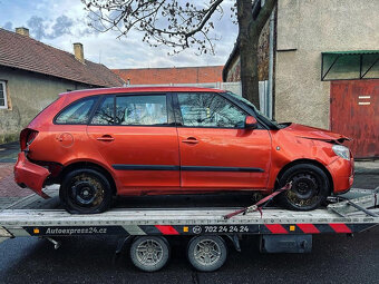 Vůz na náhradní díly Škoda Fabia 2 kombi 2010 BNM LVF LF3H - 6