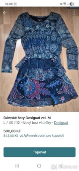 Dámské šaty Desigual vel. M a L - 6