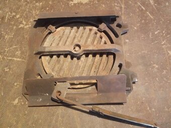 Dvířka kamen, otočný rošt, noha - 6