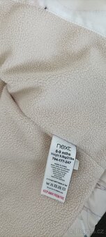 Nádhera zimní teplá bundička Next 6-9m - 6