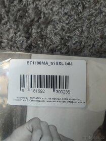 Bílé triko ENRICO COVERI, velikost 5XL, nové - 6