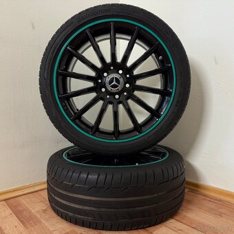 MERCEDES CLA AMG 5x112 R18 ET52+LETNÍ 225/40R18 6mm - 6