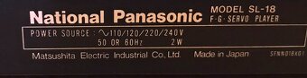 GramofonTECHNICS PANASONIC SL-18 (1976)POLOAUTOMAT VE DŘEVĚ - 6