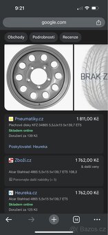 1x Plechový disk Suzuki Jimny NOVÝ - 6