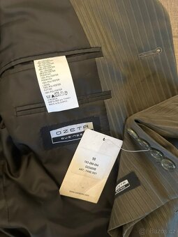 Vintage zelený pánský oblek (Green suit retro) - 2 kusy - 6