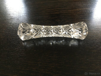 Sada starožitných broušených stojánků na příbory - 6