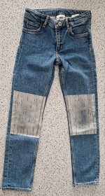 Dívčí značkové plátěné kalhoty, džíny vel. 122 - 6