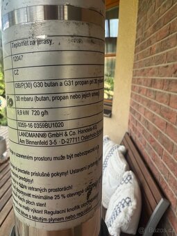 Landmann tepelný zářič 12047 Plynová stavitelná lampa - 6