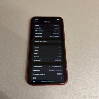 iPhone XR 64GB červený, 100% baterie, 12 měsíců záruka - 6