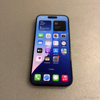 iPhone 15 Pro 128GB, 100% baterie, 12 měsíců záruka - 6