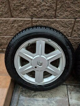 ALU disky Renault 5x108 zimní pneu Dunlop/Barum 205/55R16 - 6