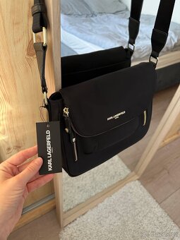 KARL LAGERFELD ČERNÁ KABELKA - 6