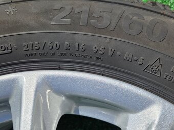 Pěkná zimní sada Ford MONDEO MK5 16" 5x108 pneu 215/60/16 - 6