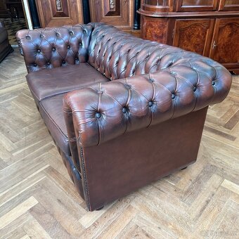 Chesterfield original Velká Británie, pravá kůže - 6