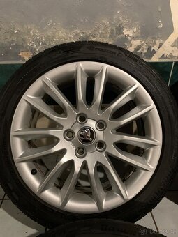 Alu kola Škoda R17 5X112 LETNÍ PNEU 225/45 R17 CEPEUS - 6