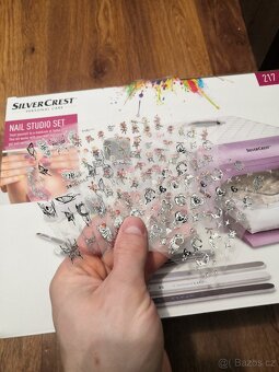 ÚV lampa silver crest nail studio set - 6