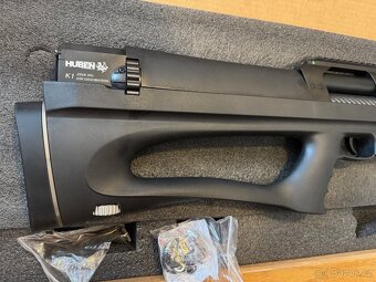 PCP větrovka Huben K1 6,35 včetně kufru Plano Molding atd. - 6