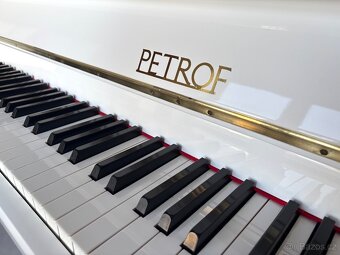 Klavír - české bílé lesklé piano Petrof 001PB - 6