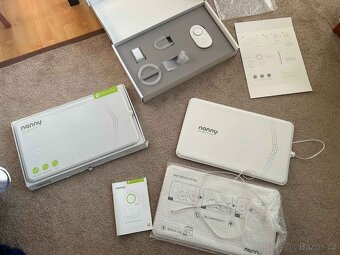 Nanny BM-03 monitor dechu miminka se 2 podložkami v ZÁRUCE - 6
