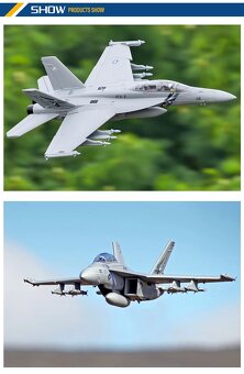 RC Letadlo JET FMS 70mm EDF F/A-18F V2 Super Hornet - 6
